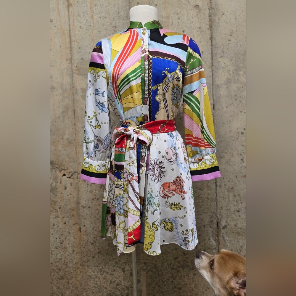 Zara Multicolor Striped Scarf